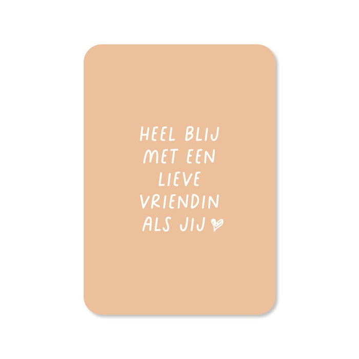 Carte très heureuse avec un cher ami comme vous | Enveloppe