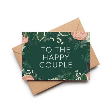 Carte au couple heureux