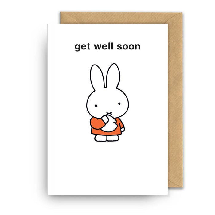 Kaart Get Well Soon | Nijntje