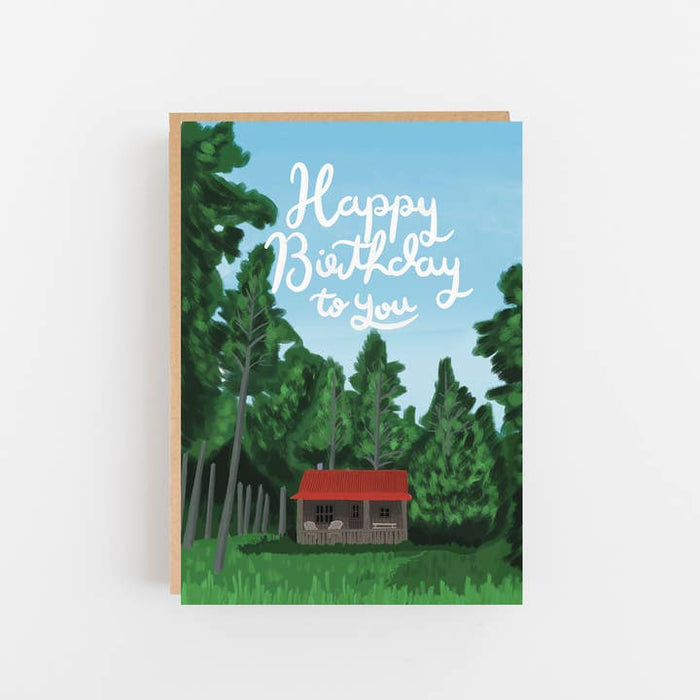 Kaart Happy Birthday | Cabin