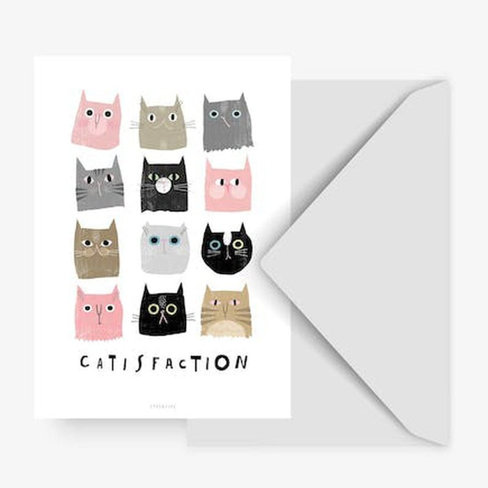 Kaart Catisfaction No. 1 | Zonder Enveloppe Krossproducts | De online winkel voor hebbedingetjes