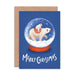 Kaart Merry Christmas | Polar Bears Snow Globe Krossproducts | De online winkel voor hebbedingetjes