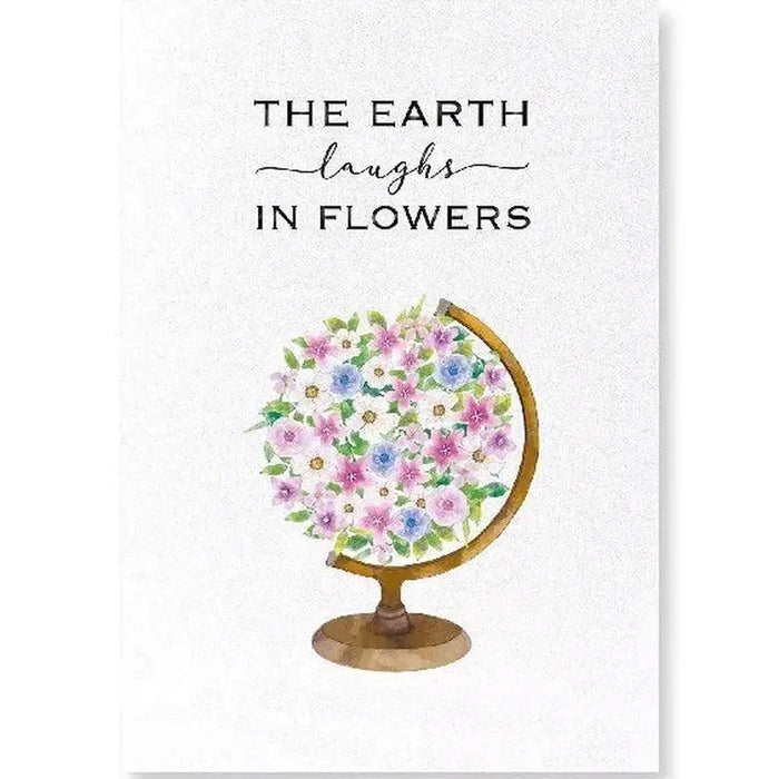 La Terre rit dans les fleurs A4 Art Print