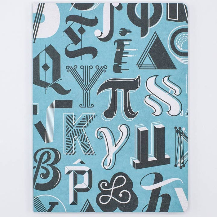 Mathematical Alphabet Softcover Notebook - Dot Grid Pages