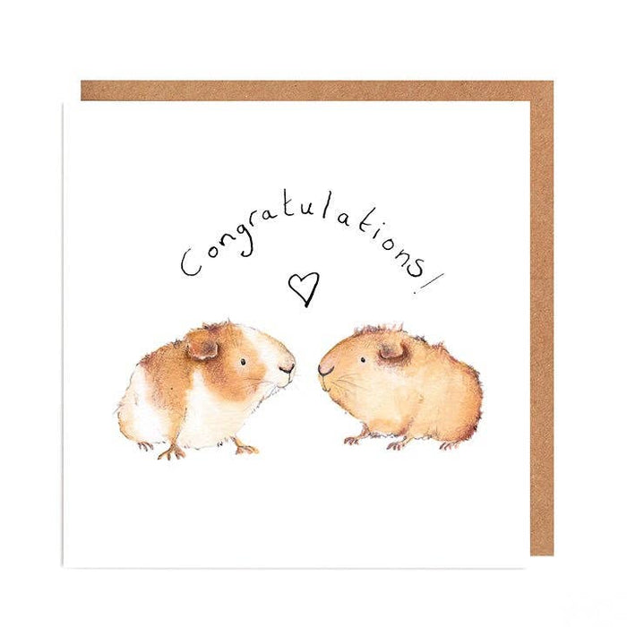 Kaart Congratulations! | Gary & Carri Guinea Pigs