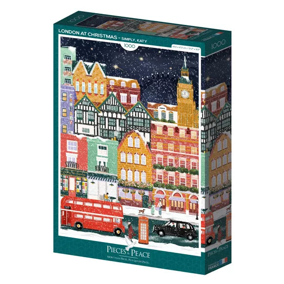 Pièces et Peace London au puzzle de Noël 1000 pièces