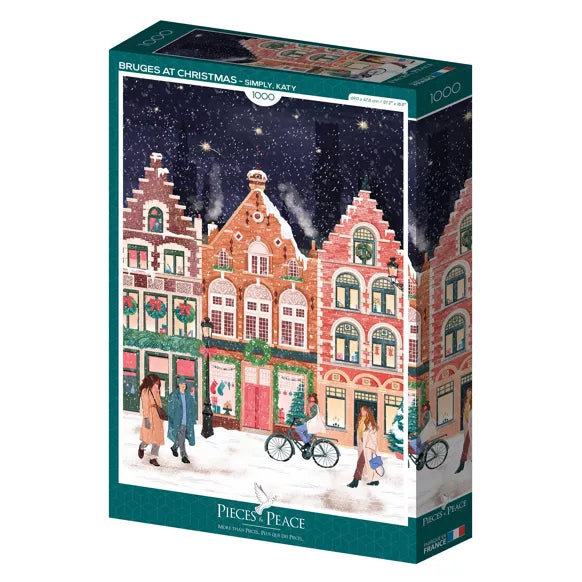 Pieces et Peace Bruges au puzzle de Noël 1000 pièces