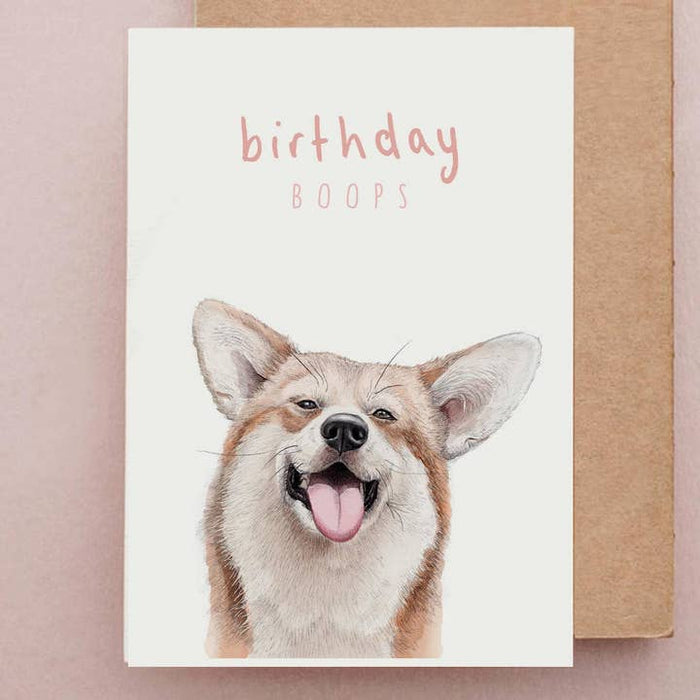 Kaart Birthday Boops | Corgi