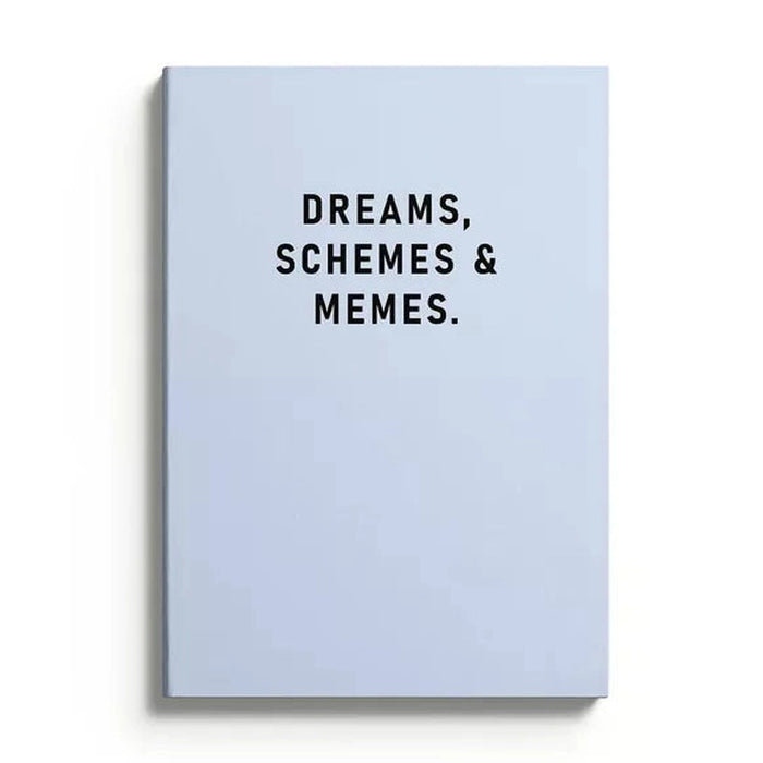 A5 Notitieboek Dreams, Schemes & Memes