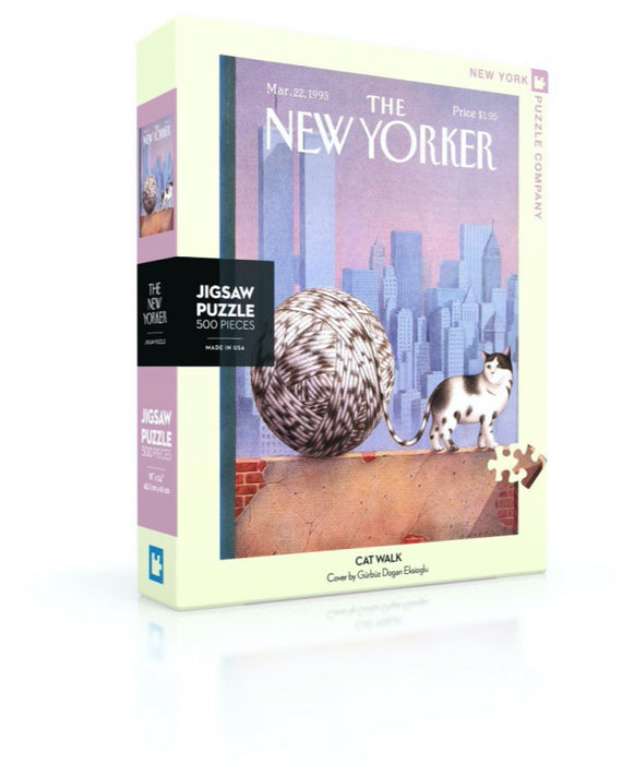 New York Puzzle Company Cat Walk Puzzel 500 Stukjes | New Yorker Cover