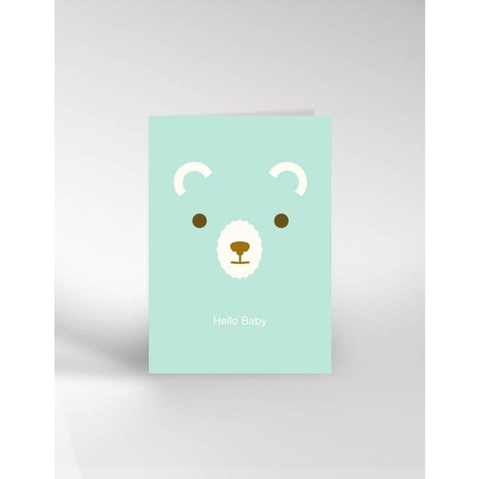 Kaart Baby Bear Blue