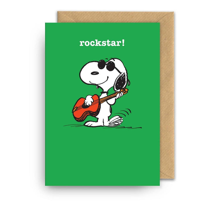 Kaart Rockstar! Snoopy