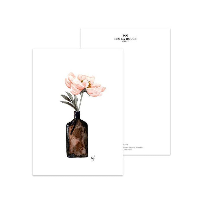 Fleur de corail de cartes postales | Une enveloppe