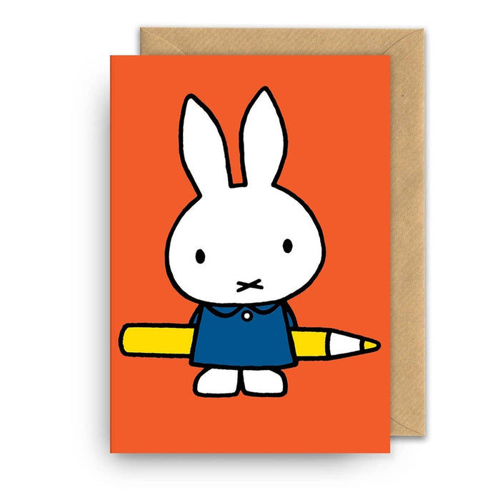 Carte Miffy Crayon