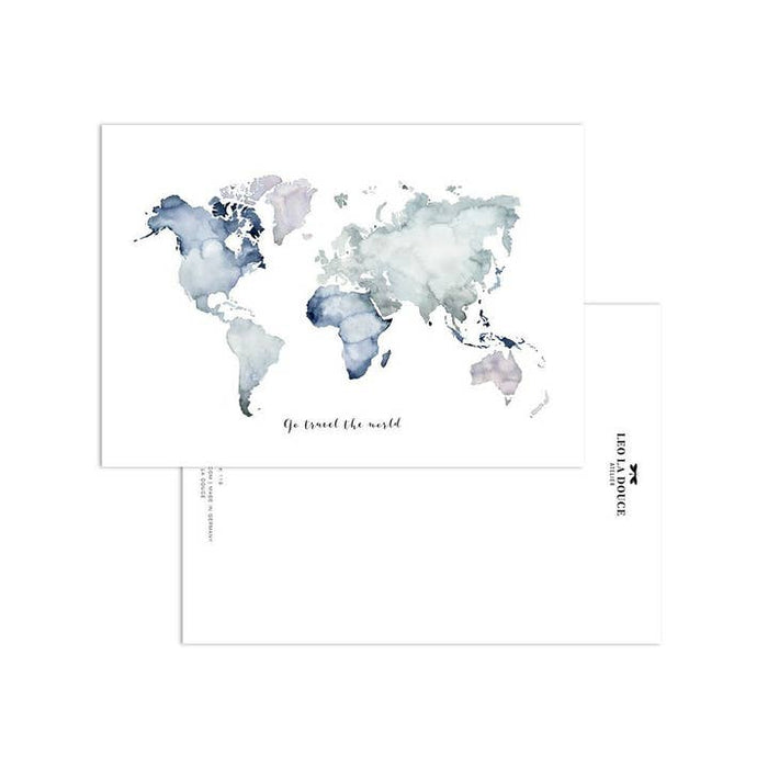 Carte du monde cartographie | Enveloppe