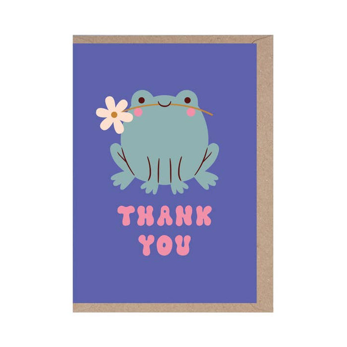 Kaart Thank You Frog