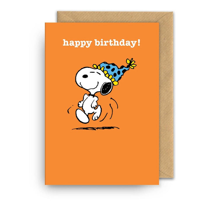 Kaart Happy Birthday Hat Snoopy