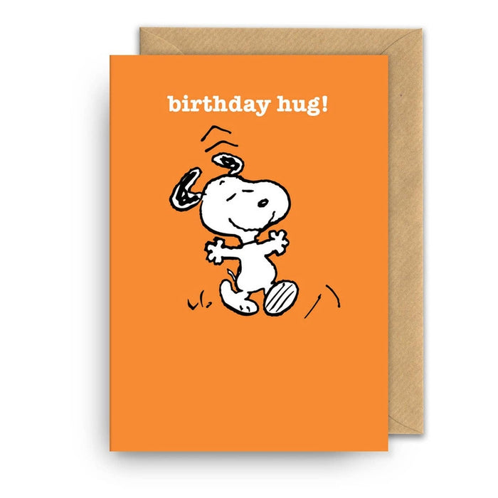 Map d'anniversaire HUG SNOOPY