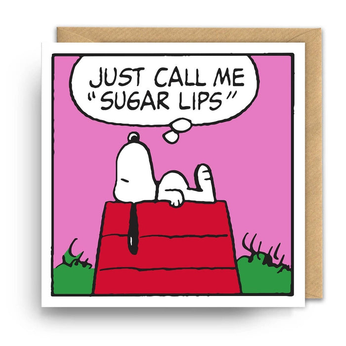 Carte Snoopy Sugarlips