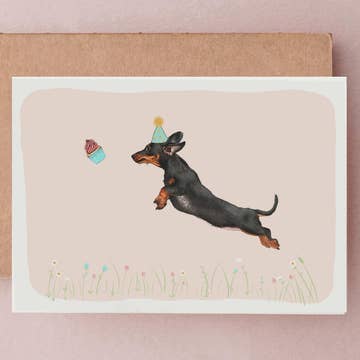 Kaart Dachshund Birthday | Teckel