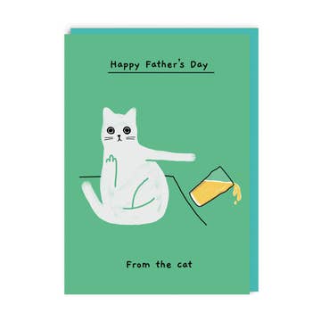 Kaart Father's Day From The Cat