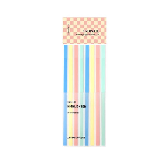 Ordinate Fine Highlighter Index Tabs