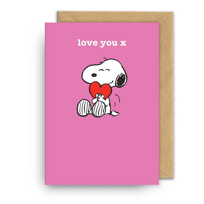 Kaart Love You | Snoopy