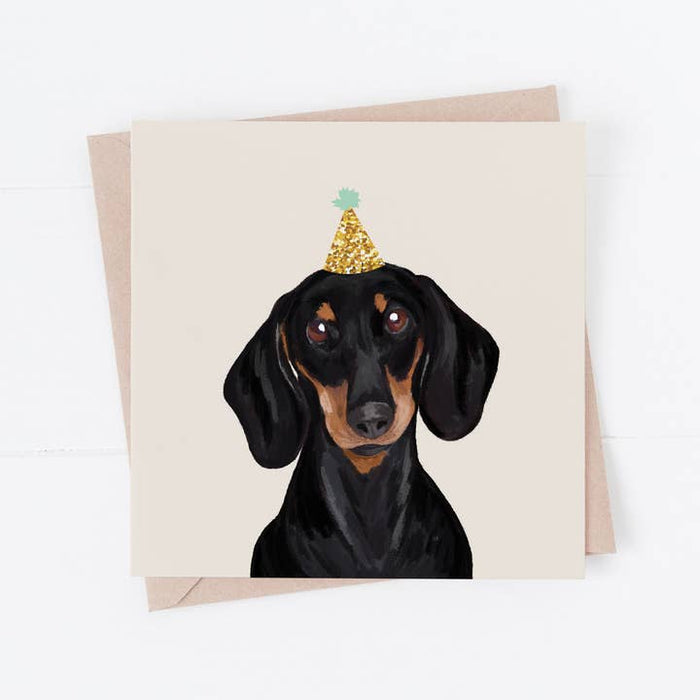 Kaart Dog Birthday | Teckel