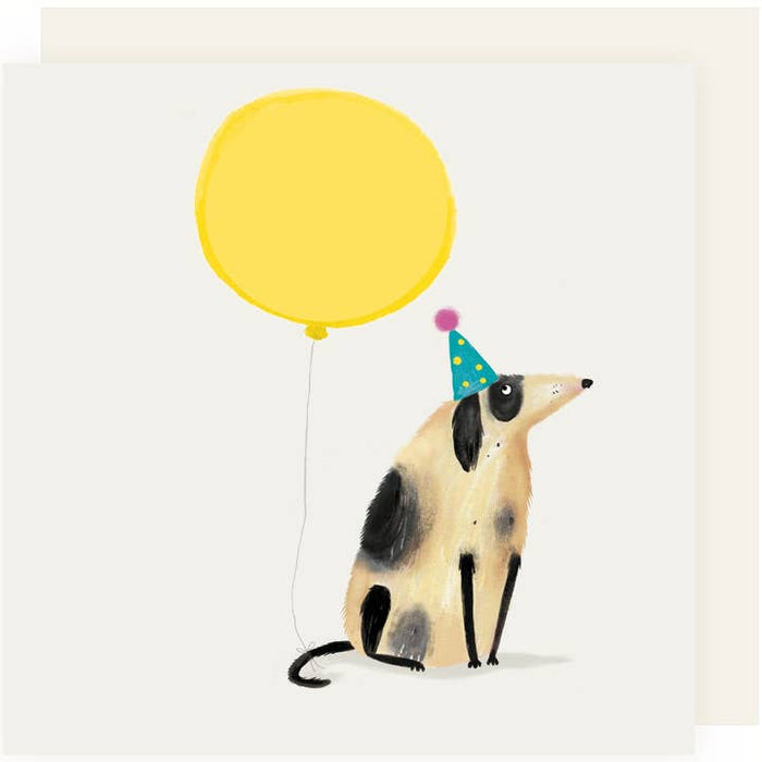 Kaart Yellow Balloon Dog