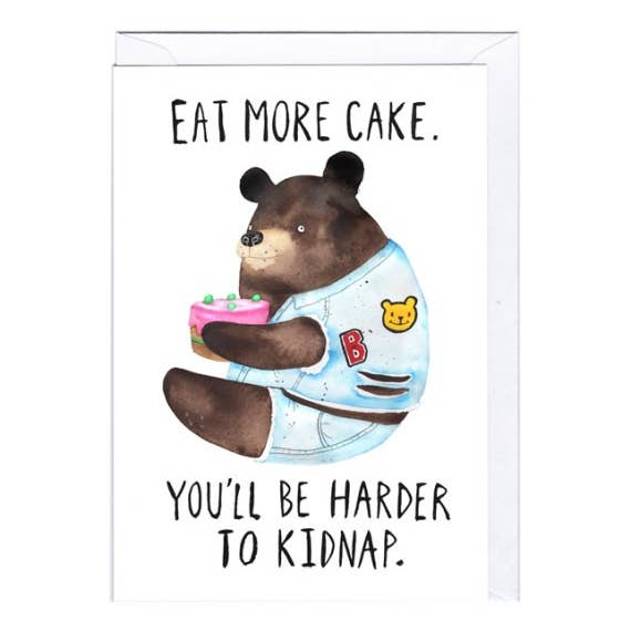 Kaart Eat More Cake