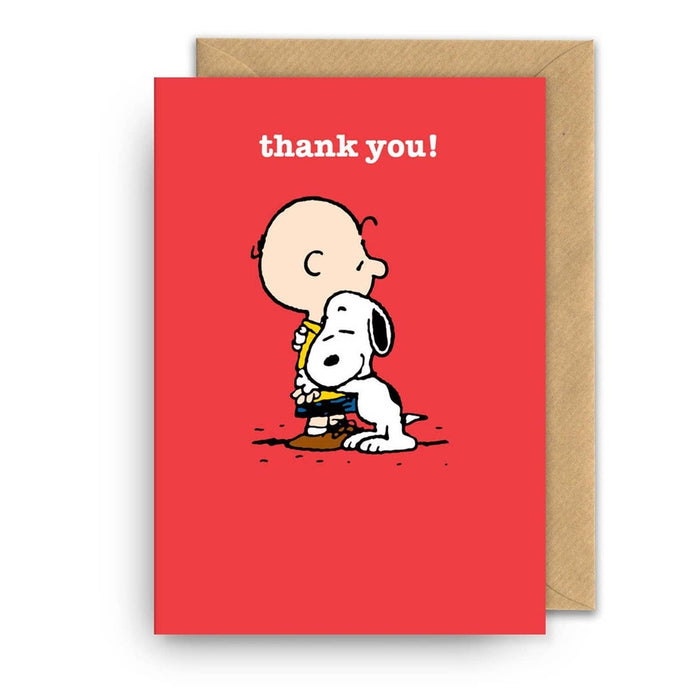 Carte Merci Charlie Brown-Snoopy