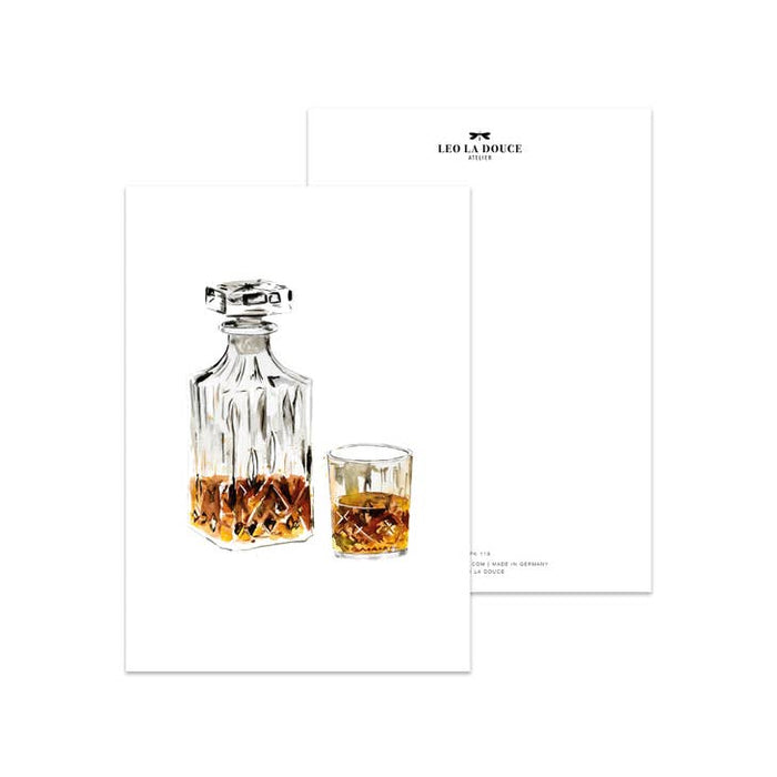 Ansichtkaart Whisky | Met Envelop