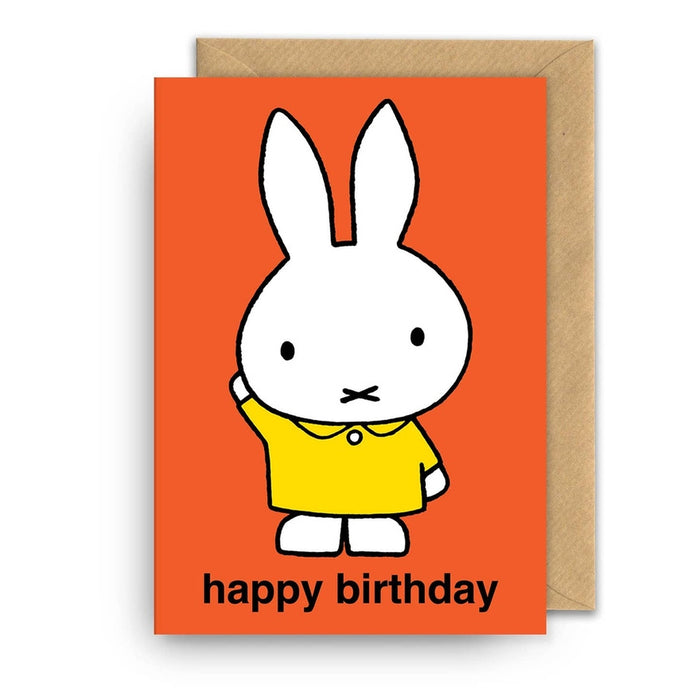 Kaart Happy Birthday Miffy