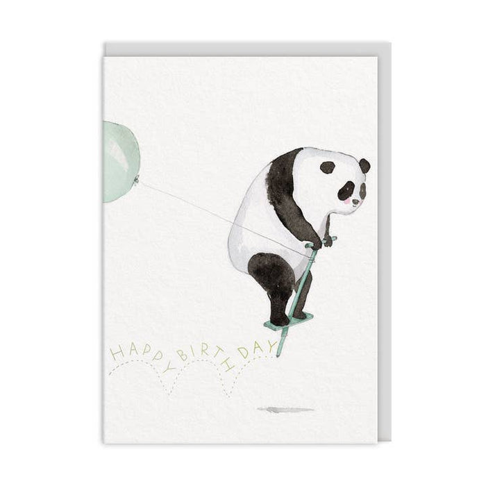 Anniversaire de panda carte