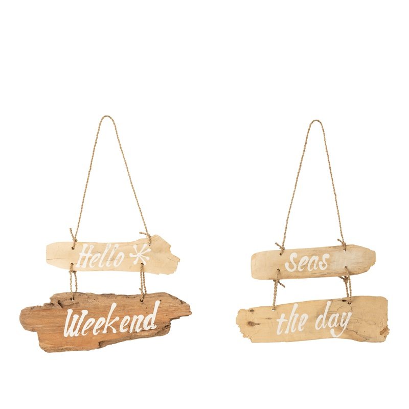 J-Line Plakkaat Seas The Day Krossproducts | De online winkel voor hebbedingetjes